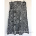 Frock Dress For Women Women's knitted jacquard black/white skirt Manufactory